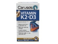 Chemist Warehouse Caruso’s Natural Health Vitamin K2 + D3 60 Capsules offer