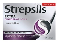 ePharmacy Strepsils Extra Blackcurrant 36 Pack offer