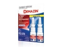 Chemist Warehouse Demazin 12 Hour Relief Decongestant Nasal Spray 2 x 20ml offer