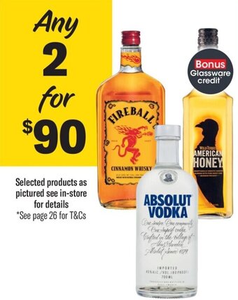Liquorland Selected products as pictured see in-store for details offer