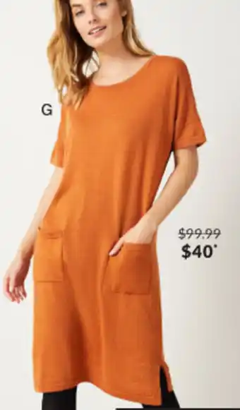 EziBuy Capture merino pocket dress offer