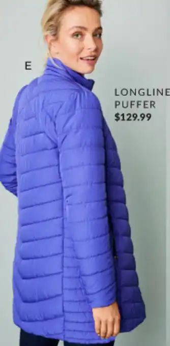 EziBuy Capture everyday long puffer jacket offer