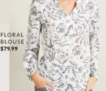 W.Lane floral blouse