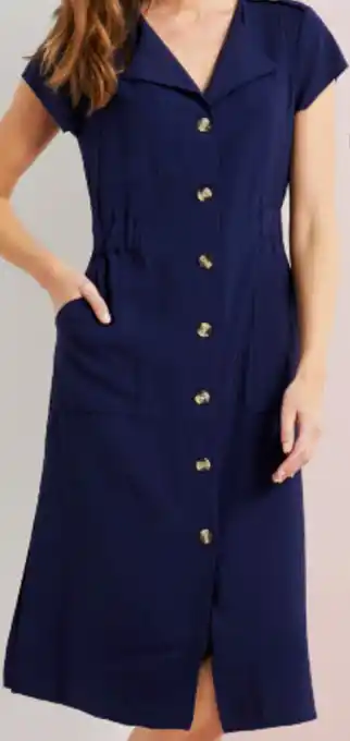 EziBuy W.Lane button through the pocket dress offer