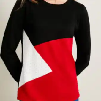 EziBuy W.Lane stud detail colour block pullover offer