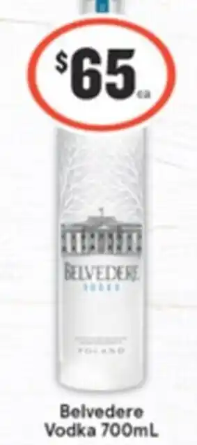 IGA Liquor Belvedere vodka 700ml offer