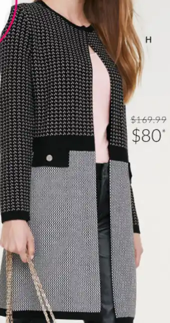 Heine mixed knit jacket