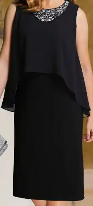 EziBuy European collection beaded neckline dress offer