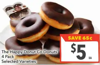 The Happy Donut Co Donuts 4 pack