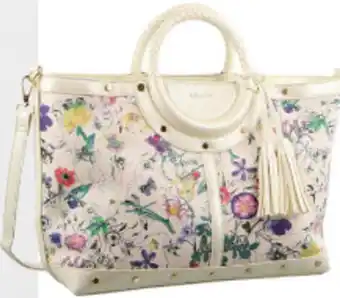 Milleni floral fashion tote handbag