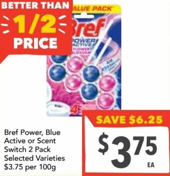 Ritchies Bref power, Blue active or scent switch 2 pack offer