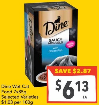 Ritchies Dine wet cat food 7x85g offer