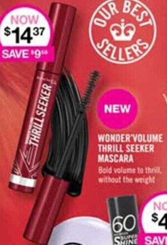 Priceline Wonder Volume Thrill Seeker Mascara offer