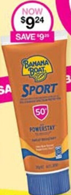 Priceline Banana Boat Sport offer