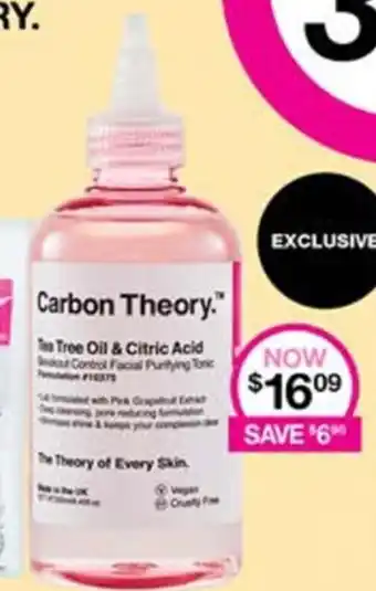 Carbon Theory Tea Tree Oil & Citric Acid