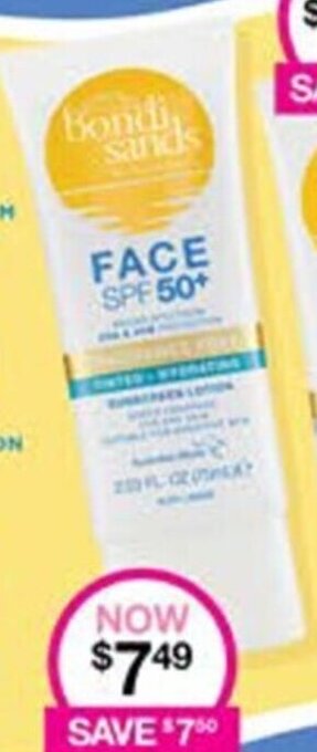 Priceline Bondi Sands Suncare & Tanning Ranges offer