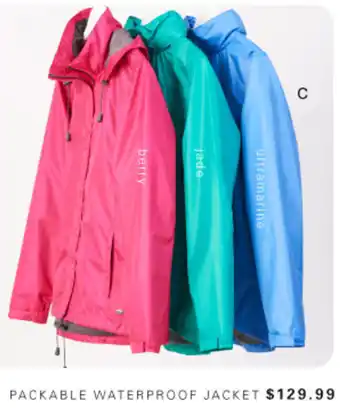 EziBuy Isolar plus lightweight waterproof jacket offer