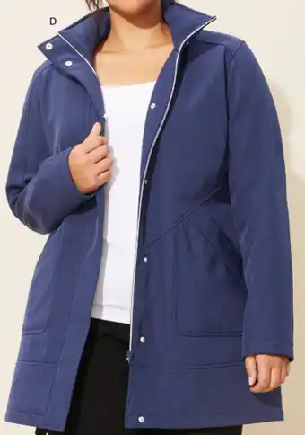 EziBuy Isobar plus longline softshell jacket offer