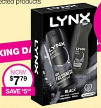 Priceline Lynx Selected Products offer