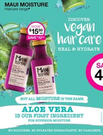 Priceline Maui Moisture Haircare Range offer