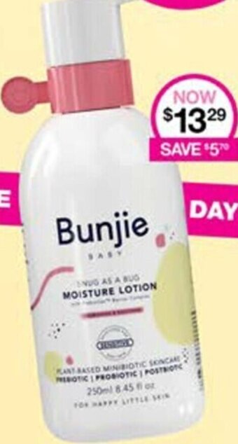 Priceline Bunjie Moisture Lotion offer