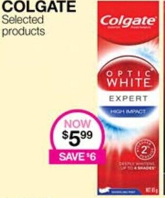 Priceline Colgate Optic White offer