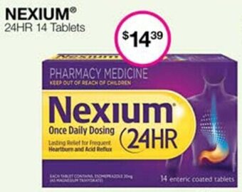 Priceline Nexium 24HR 14 Tablets offer