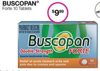 Buscopan Forte 10 Tablets