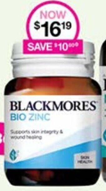 Priceline Blackmores Bio Zinc offer