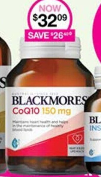 Priceline Blackmores CoQ10 150 mg offer
