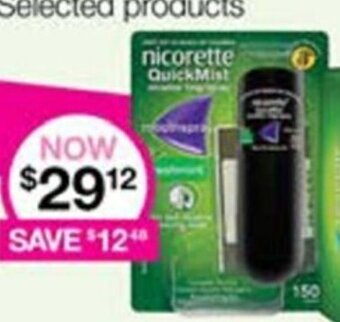 Priceline Nicorette QuickMist offer