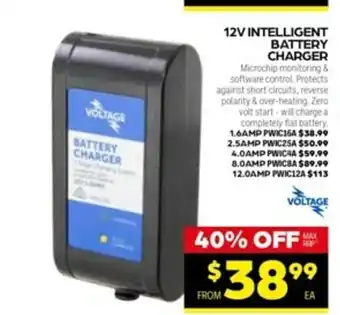 Autopro 12V Intelligent Battery Charger 1.6AMP - PWIC16A offer
