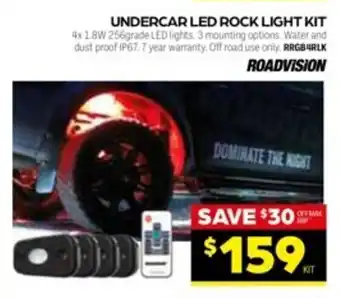 Autopro Roadvision Undercar LED Rock Light Kit offer