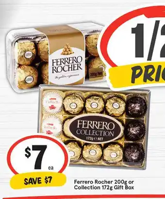 IGA Ferrero rocher or collection gift box offer