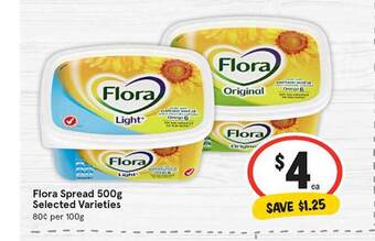 IGA Flora spread offer