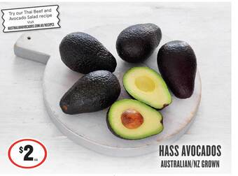 IGA Hass avocados offer