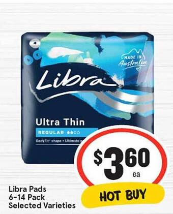 IGA Libra pads offer