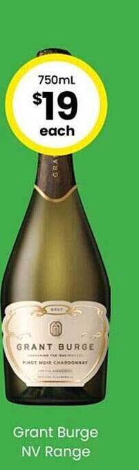 The Bottle O Grant burge nv range offer