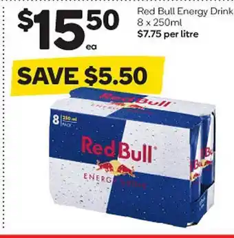 Woolworths Red bull energy drink offer