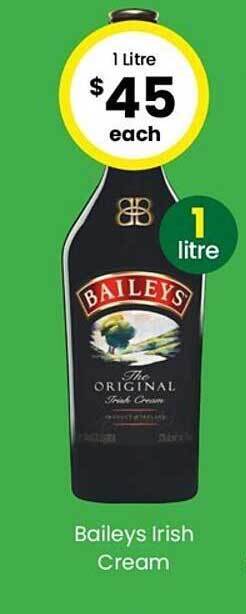 The Bottle O Baileys irish cream offer