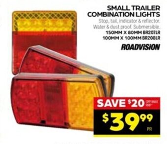Autopro Roadvision Small Trailer Combination Lights offer