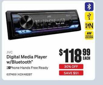 SuperCheap Auto Jvc digital media player w-bluetooth offer