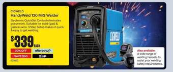 SuperCheap Auto Cigweld handyweld 130 mig welder offer