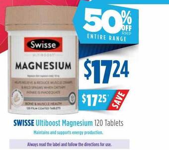 Wizard Pharmacy Swisse ultiboost magnesium offer