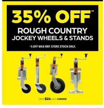 Autopro Rough Country Jockey Wheels & Stands - RJW600N offer