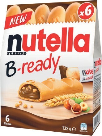 Nutella B-ready Multipack Biscuits 6 Pack 132g