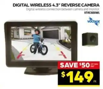 Autopro Voltage Wireless 4.3" Reverse Camera offer