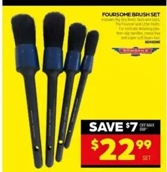 Autopro Bowden's Foursome Brush Set offer