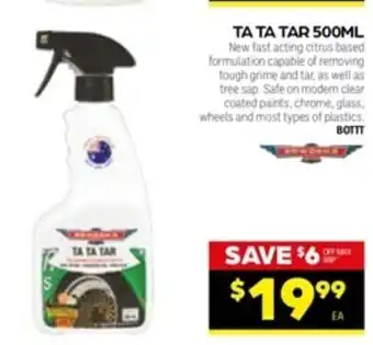 Autopro Bowden's TA TA TAR 500mL offer
