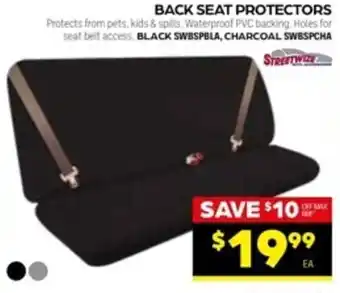Autopro Streetwize Back Seat Protectors offer